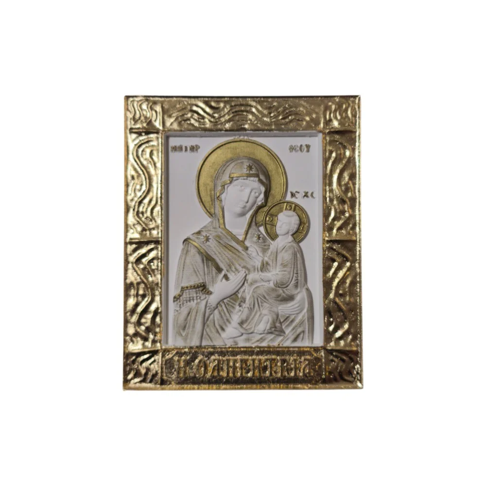 Παναγία η οδηγήτρια με φύλλα χρυσού