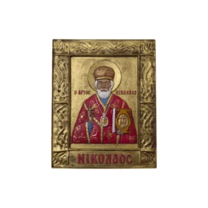 Ο Άγιος Νικόλαος από πορσελάνη