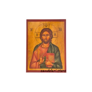 Εικόνα Ο Χριστός παντοκράτωρ ξύλινη